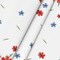 4th of July Tablecloth 70x70 Inch Round, Patriotic Watercolor Poppy Flowers Independence Day Memorial Day Table Cover for Party Picnic Dinner Decor